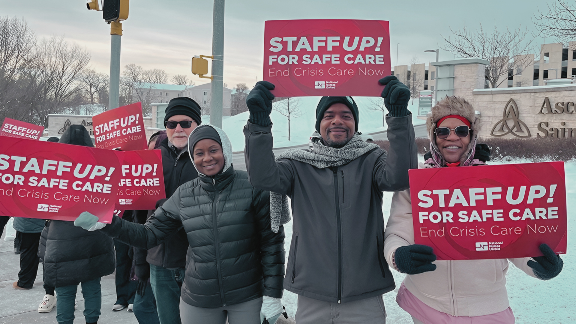 Nurses at Ascension St. Agnes Fight for Safe Staffing in First Contract